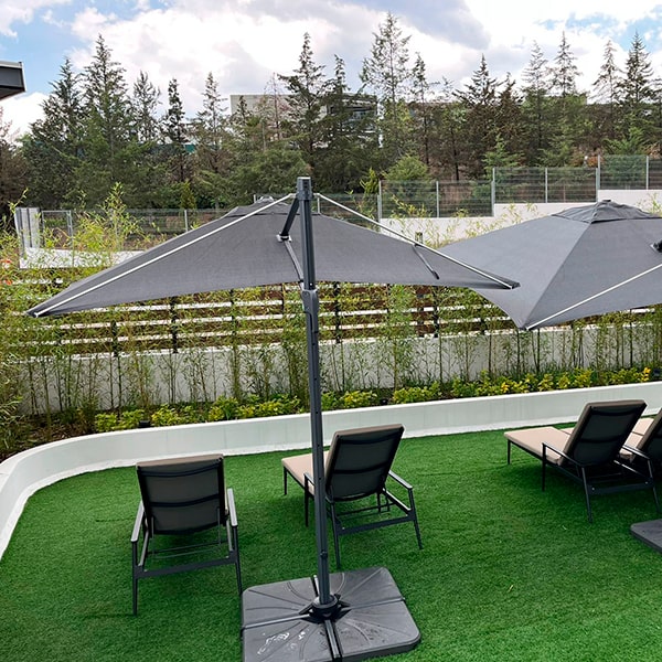 SOMBRILLA BRAZO RETRACTIL, LONA SUNBRELLA