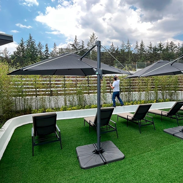 SOMBRILLA BRAZO RETRACTIL, LONA SUNBRELLA