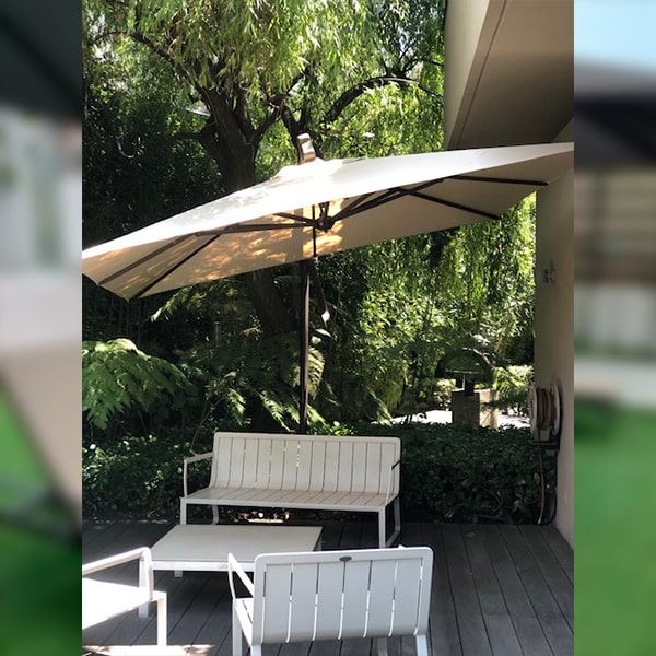 SOMBRILLA BRAZO RETRACTIL, LONA SUNBRELLA