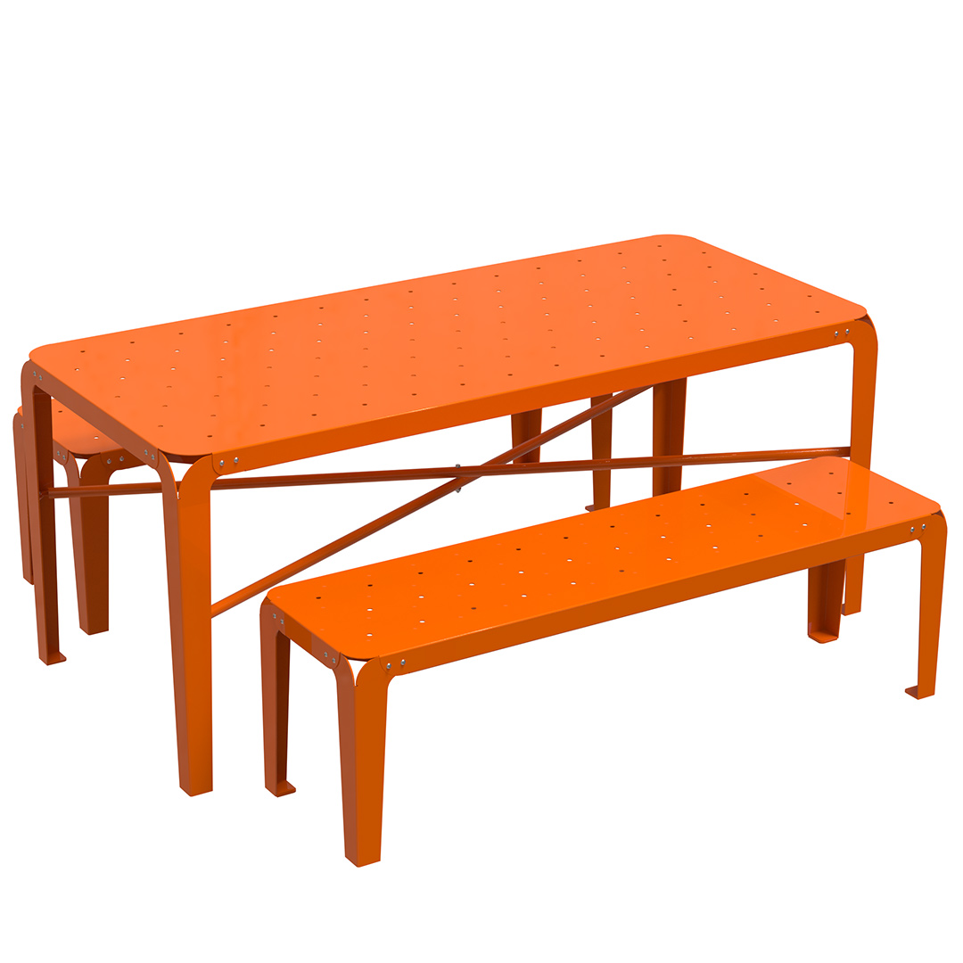 MESA URBANI 15 CON 2 BANCAS