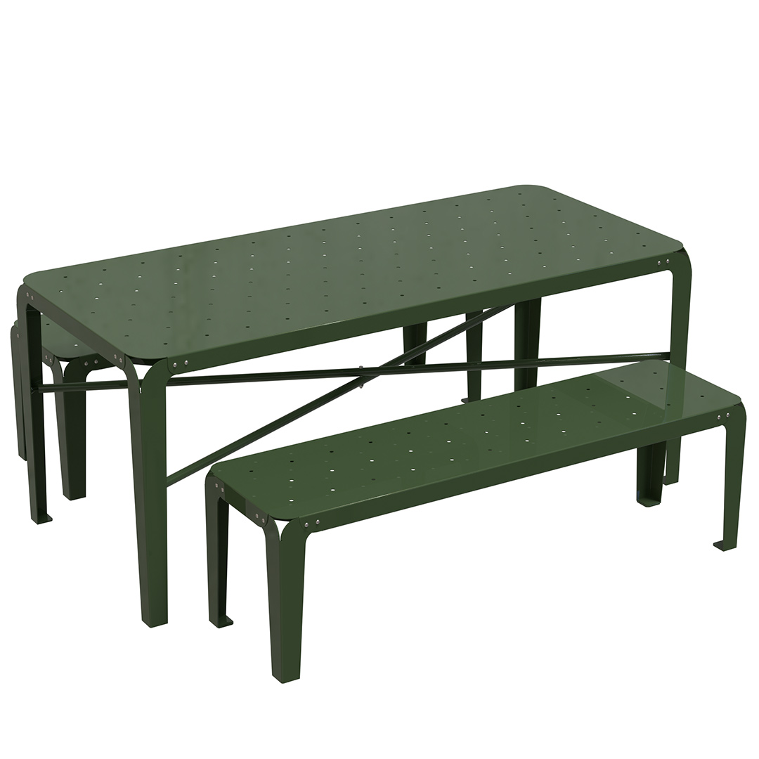 MESA URBANI 15 CON 2 BANCAS