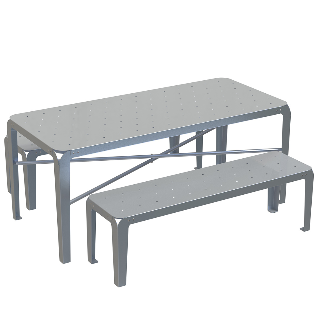 MESA URBANI 15 CON 2 BANCAS