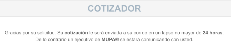 ¿Cómo solicitar cotización de Mobiliario Urbano y Equipamiento MUPA® en el nuevo sitio web?