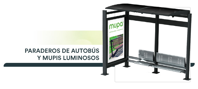 Paraderos de Autobús y MUPIS Luminosos