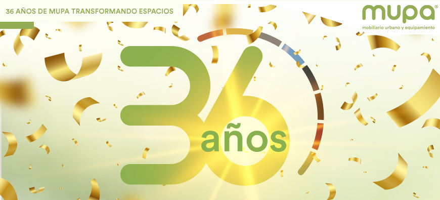 Celebremos el legado de la Innovación, 36 años de MUPA® Mobiliario Urbano transformando espacios públicos -blog