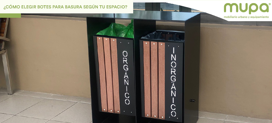 ¿Cómo elegir botes para basura para exterior según el tipo de espacio? - blog