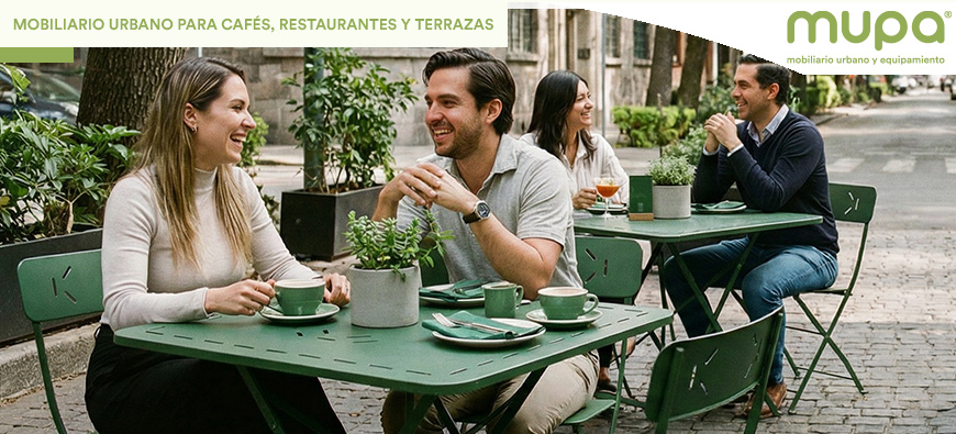 Mobiliario urbano funcional para cafés, restaurantes y terrazas - blog