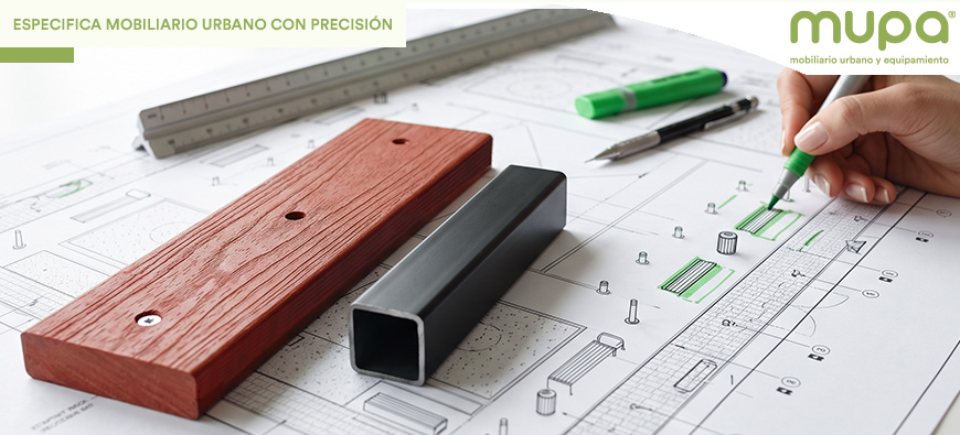 Cómo especificar mobiliario urbano en arquitectura | MUPA® - blog